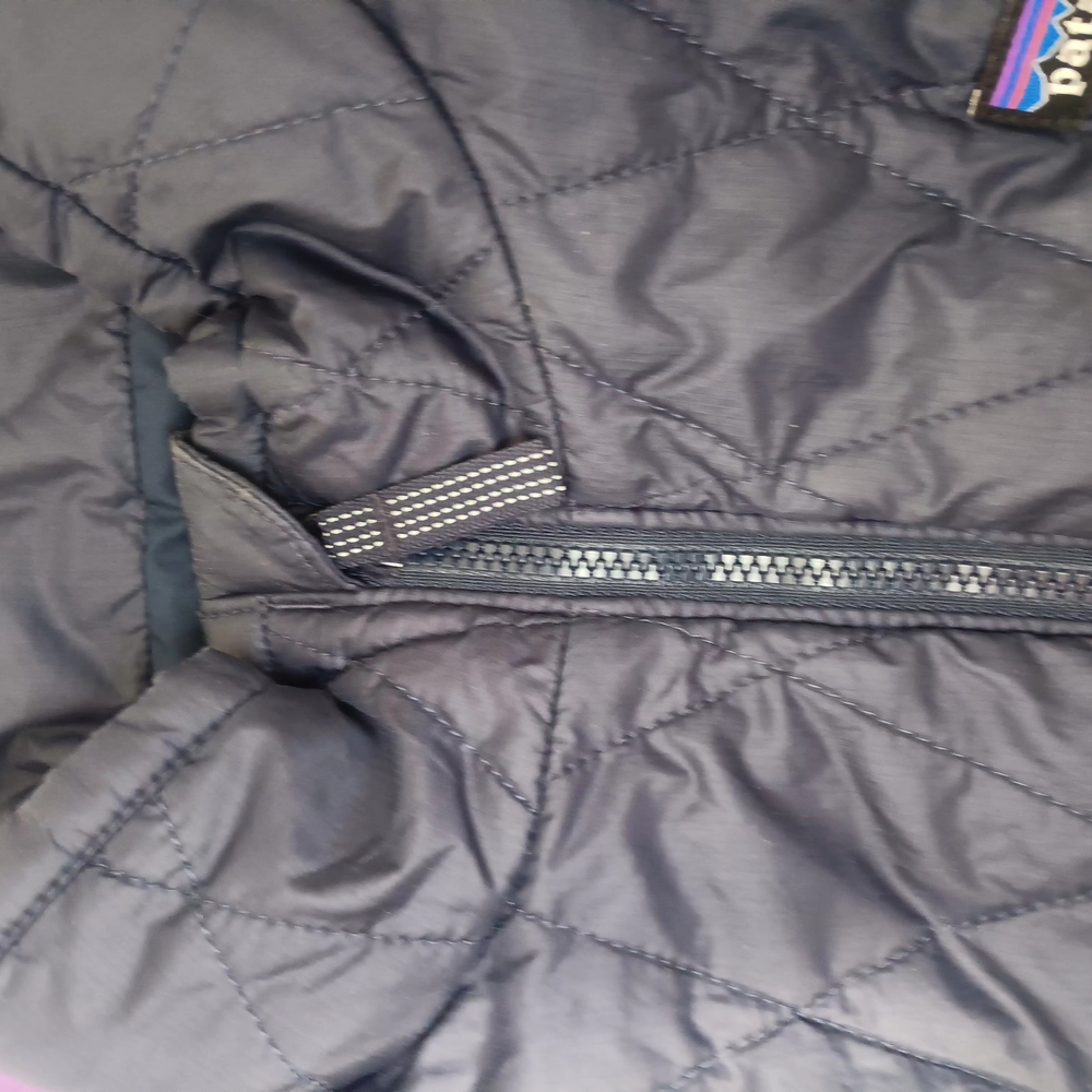 Patagonia Kids Quilted Black Jacket